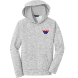 Mid-Fairfield Youth PosiCharge Electric Heather Fleece Hooded Pullover