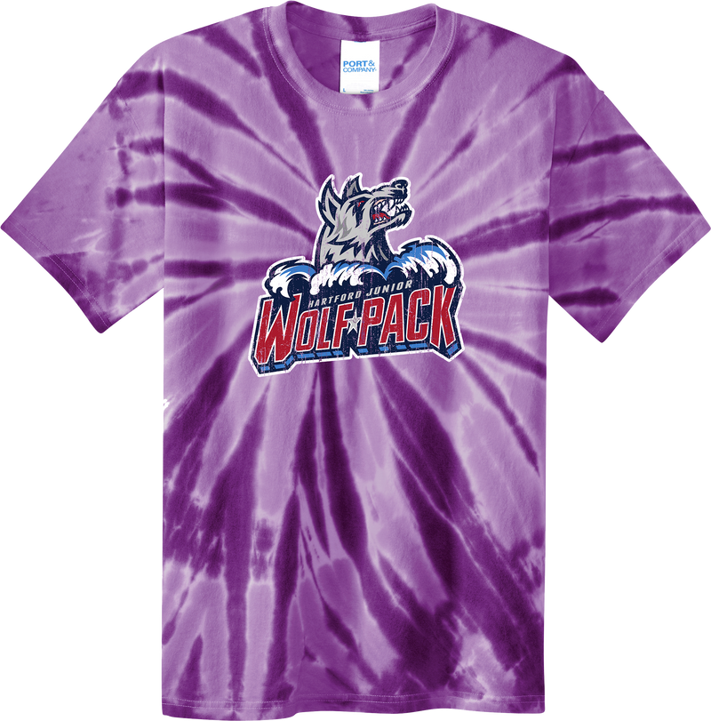 Hartford Jr. Wolfpack Youth Tie-Dye Tee