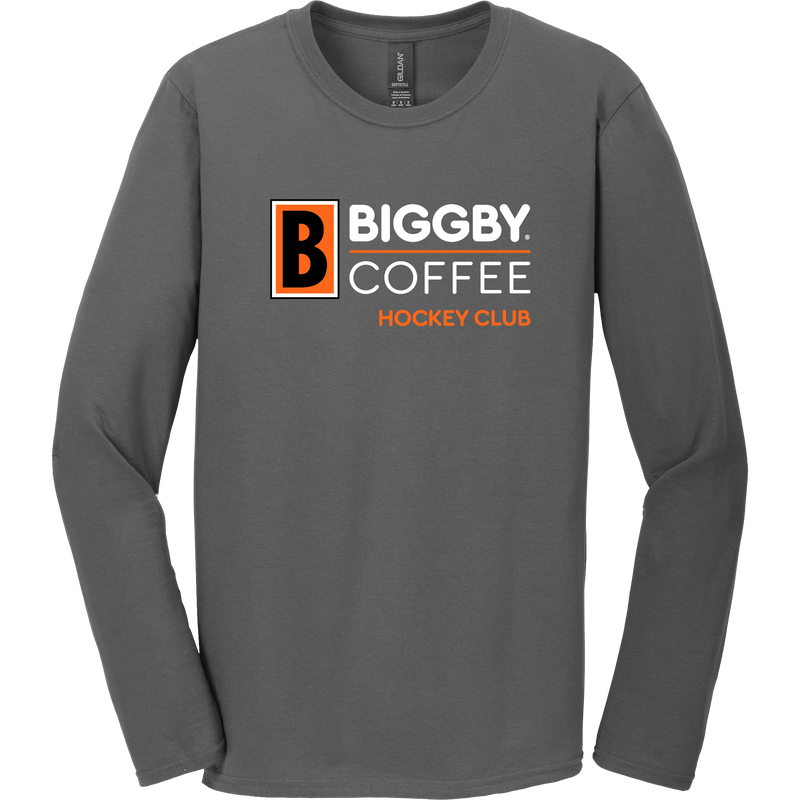 Biggby Coffee Hockey Club Softstyle Long Sleeve T-Shirt