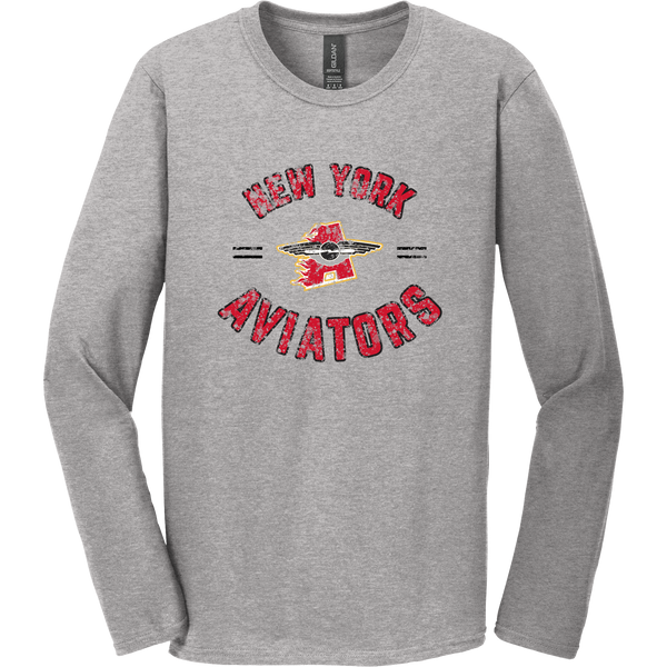 NY Aviators Softstyle Long Sleeve T-Shirt