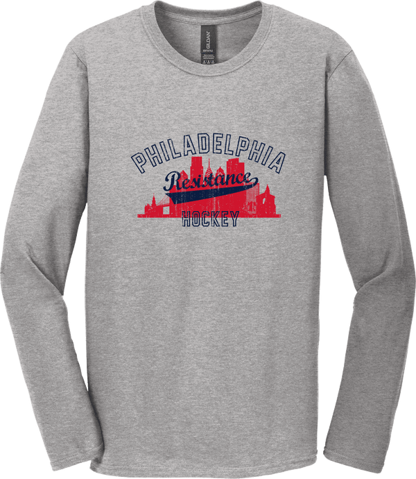 Philadelphia Resistance Softstyle Long Sleeve T-Shirt