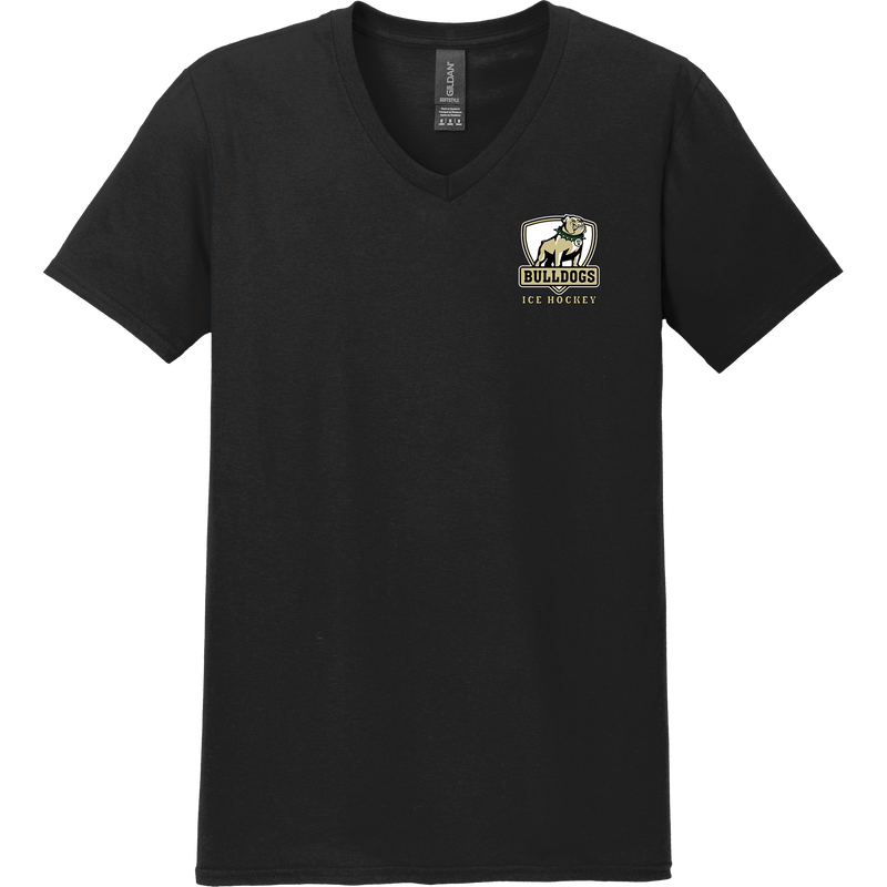 HVM Bulldogs Softstyle V-Neck T-Shirt