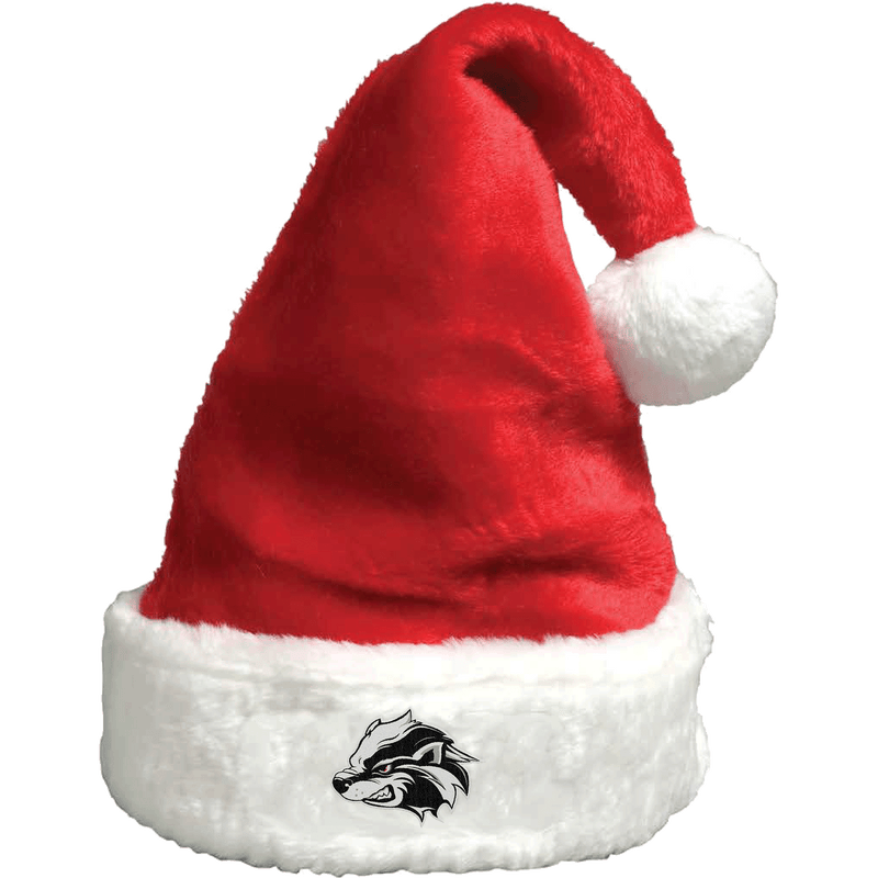 Allegheny Badgers Plush Santa Hat