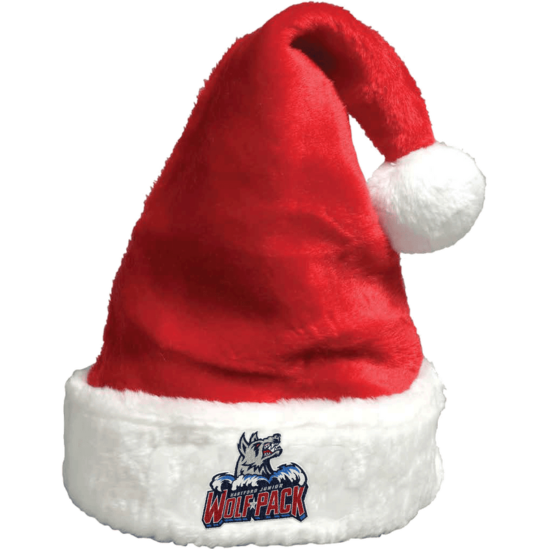 Hartford Jr. Wolfpack Plush Santa Hat