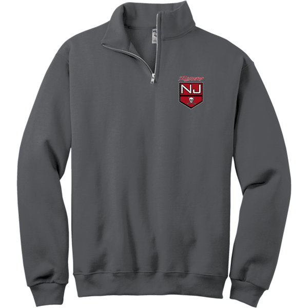 NJ Raiders NuBlend 1/4-Zip Cadet Collar Sweatshirt