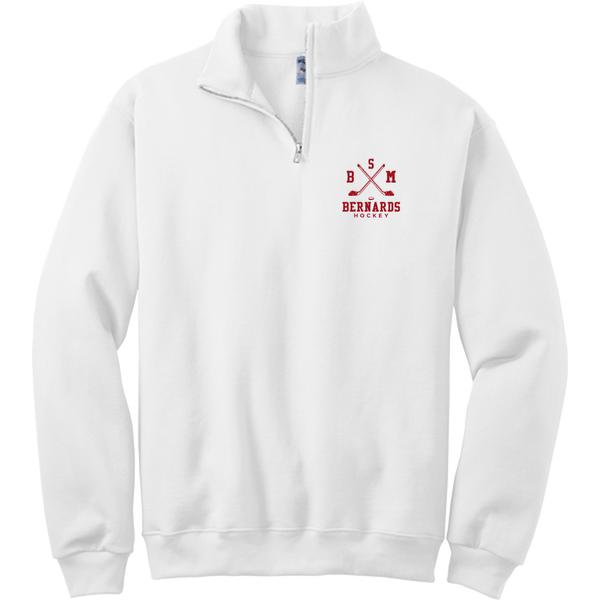 BSM Bernards NuBlend 1/4-Zip Cadet Collar Sweatshirt