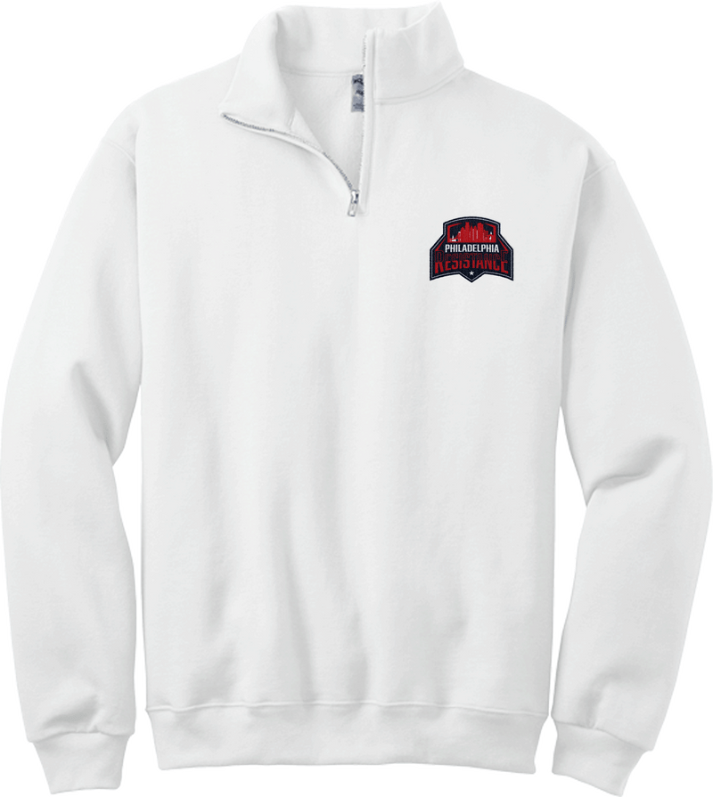 Philadelphia Resistance NuBlend 1/4-Zip Cadet Collar Sweatshirt