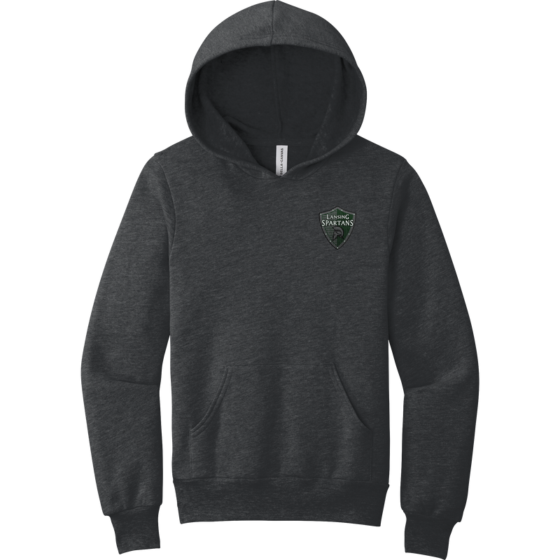 Lansing Spartans Youth Sponge Fleece Pullover Hoodie