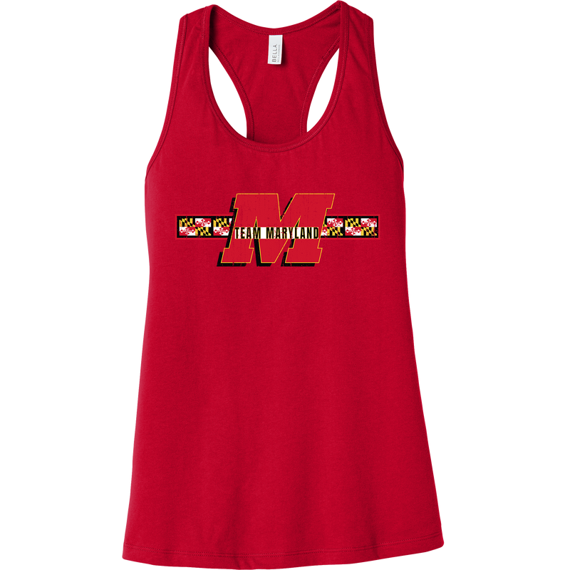 Team Maryland Womens Jersey Racerback Tank