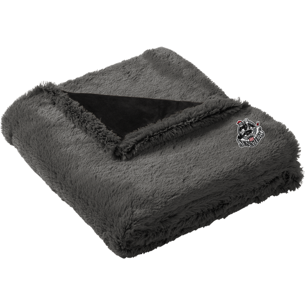 Grundy Senators Faux Fur Blanket