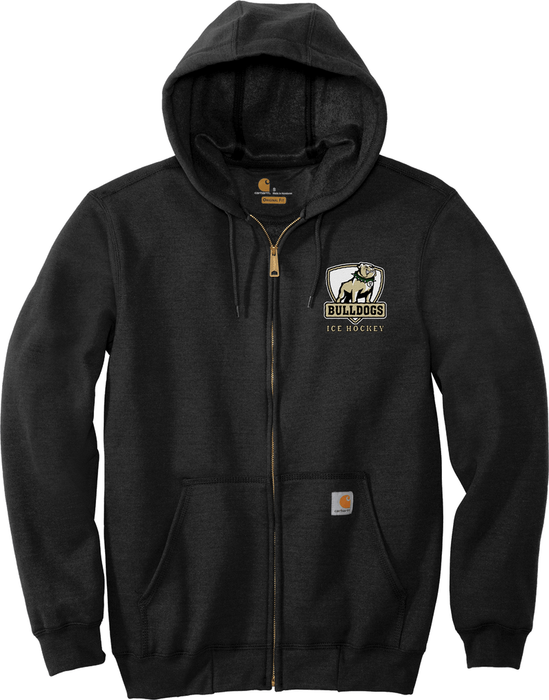 HVM Bulldogs Carhartt Midweight Hooded Zip-Front Sweatshirt