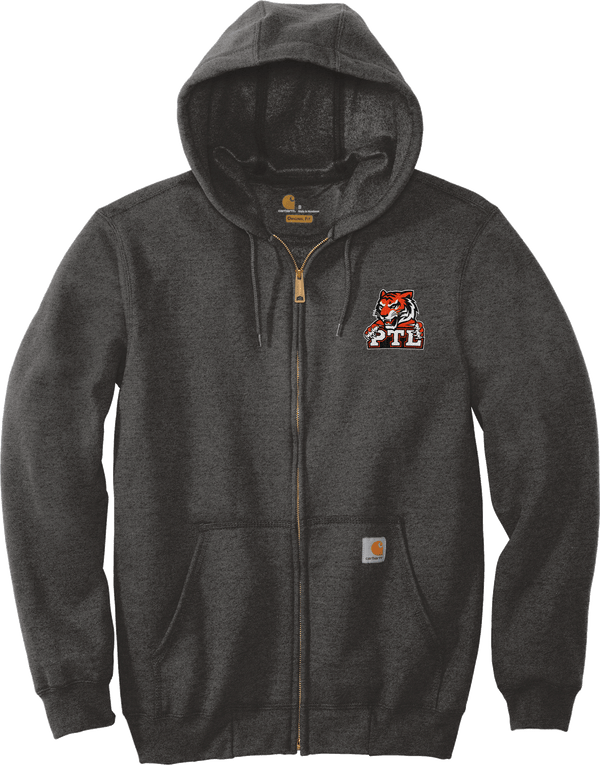 Princeton Tiger Lilies Carhartt Midweight Hooded Zip-Front Sweatshirt