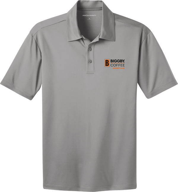 Biggby Coffee Hockey Club Adult Silk Touch Performance Polo