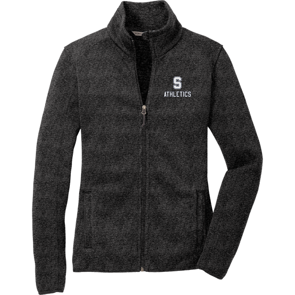 Midd South Athletics Ladies Sweater Fleece Jacket