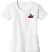 NJ Titans Ladies PosiCharge Tri-Blend Wicking Scoop Neck Raglan Tee