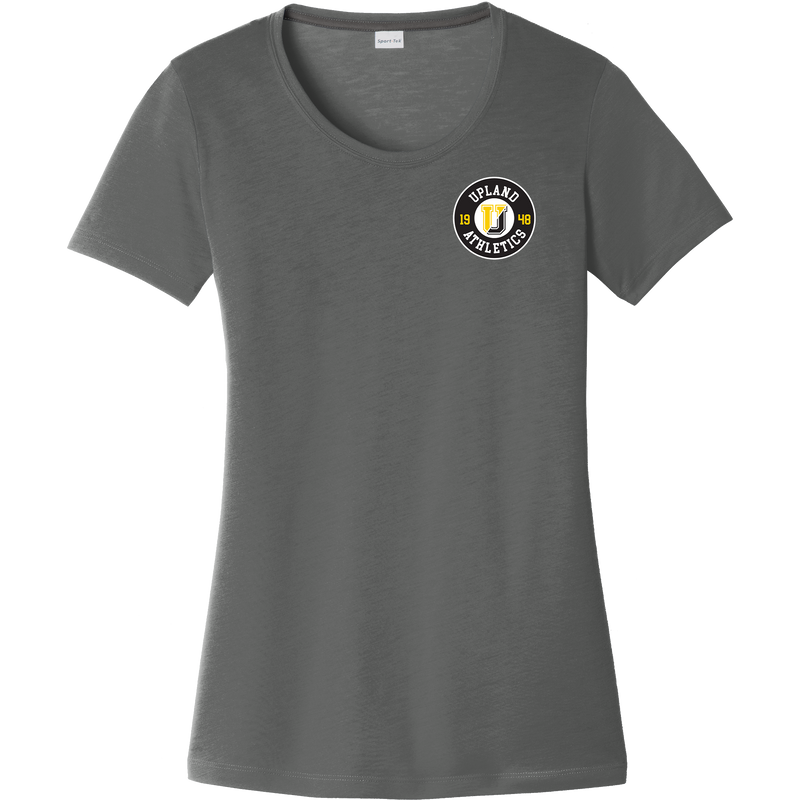 Upland Country Day School Ladies PosiCharge Competitor Cotton Touch Scoop Neck Tee