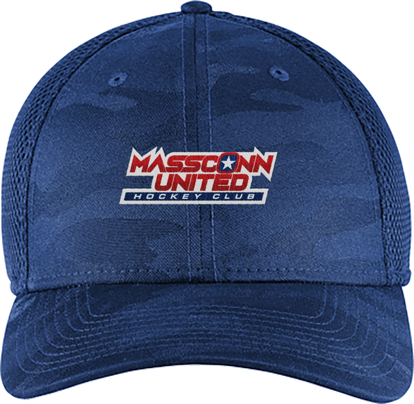 Mass Conn United New Era Tonal Camo Stretch Tech Mesh Cap