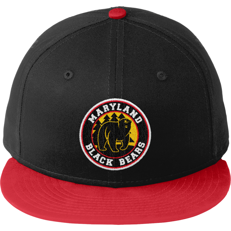 Maryland Black Bears New Era Flat Bill Snapback Cap