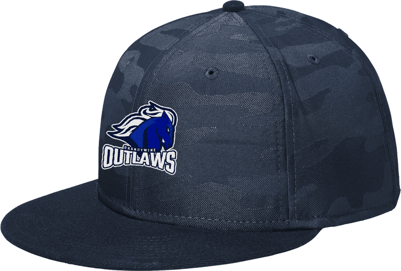 Brandywine Outlaws New Era Camo Flat Bill Snapback Cap