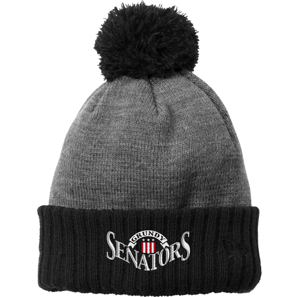 Grundy Senators New Era Colorblock Cuffed Beanie