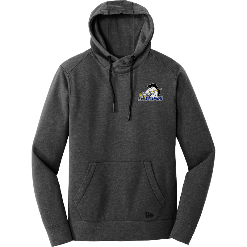 Mid-State Mustangs New Era Tri-Blend Fleece Pullover Hoodie