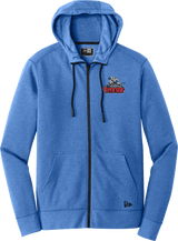 NJ Titans New Era Tri-Blend Fleece Full-Zip Hoodie