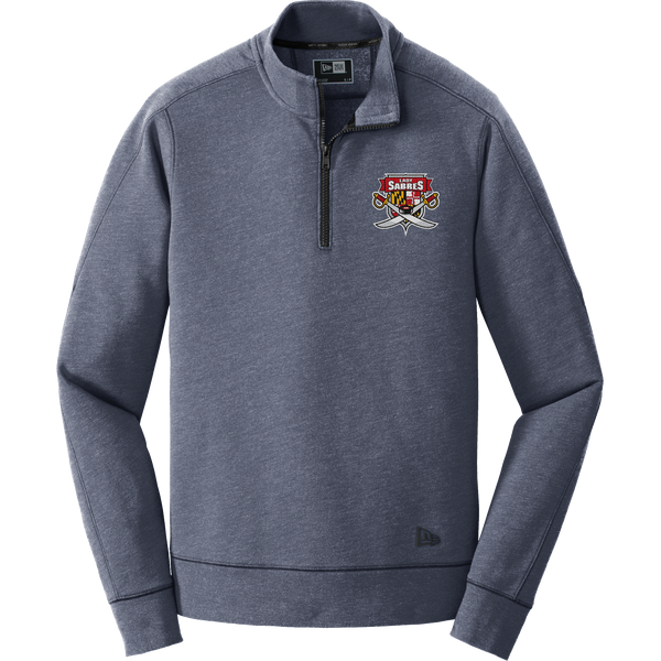 SOMD Lady Sabres New Era Tri-Blend Fleece 1/4-Zip Pullover