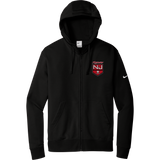 NJ Raiders Nike Club Fleece Sleeve Swoosh Full-Zip Hoodie