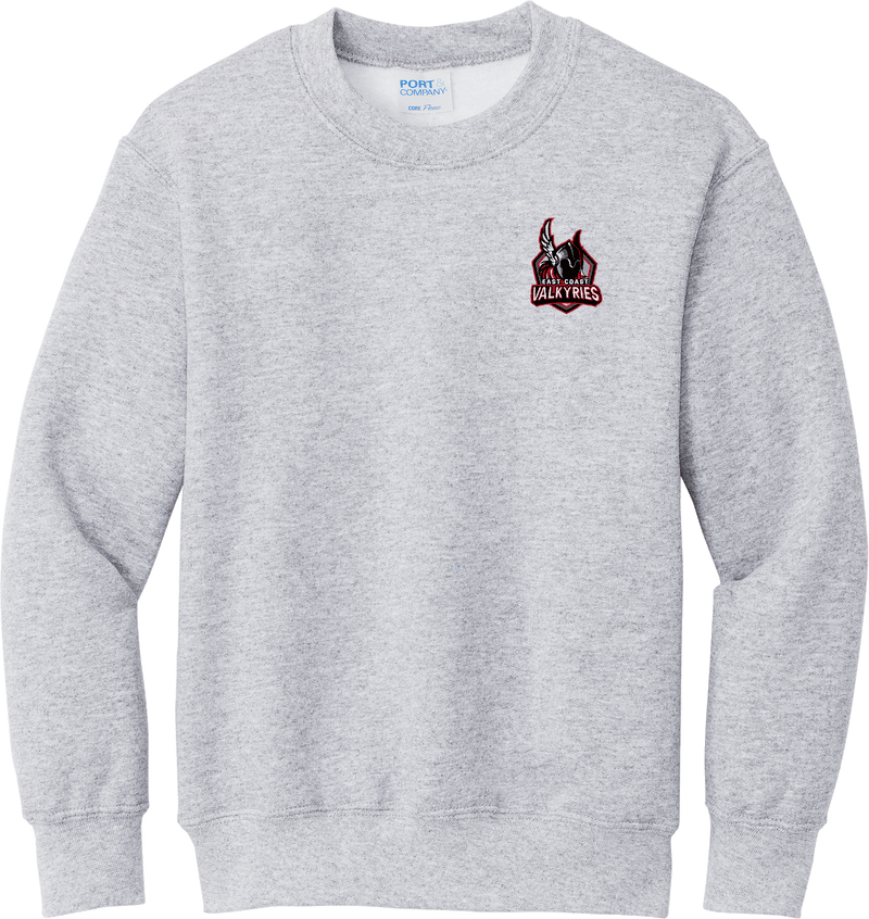 NJ Valkyries Youth Core Fleece Crewneck Sweatshirt