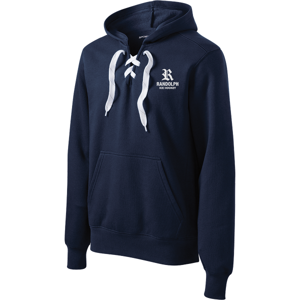 Randolph Hockey Lace Up Pullover Hooded Sweatshirt