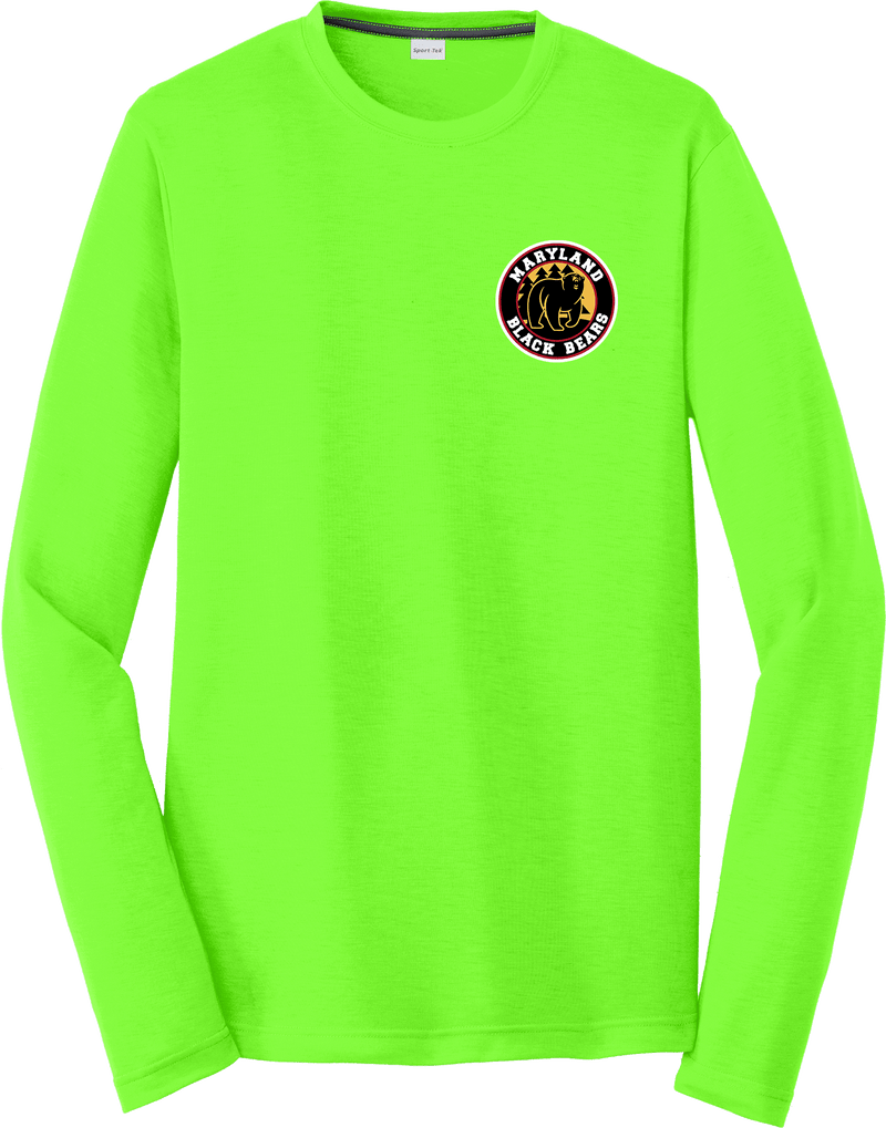 Maryland Black Bears Long Sleeve PosiCharge Competitor Cotton Touch Tee