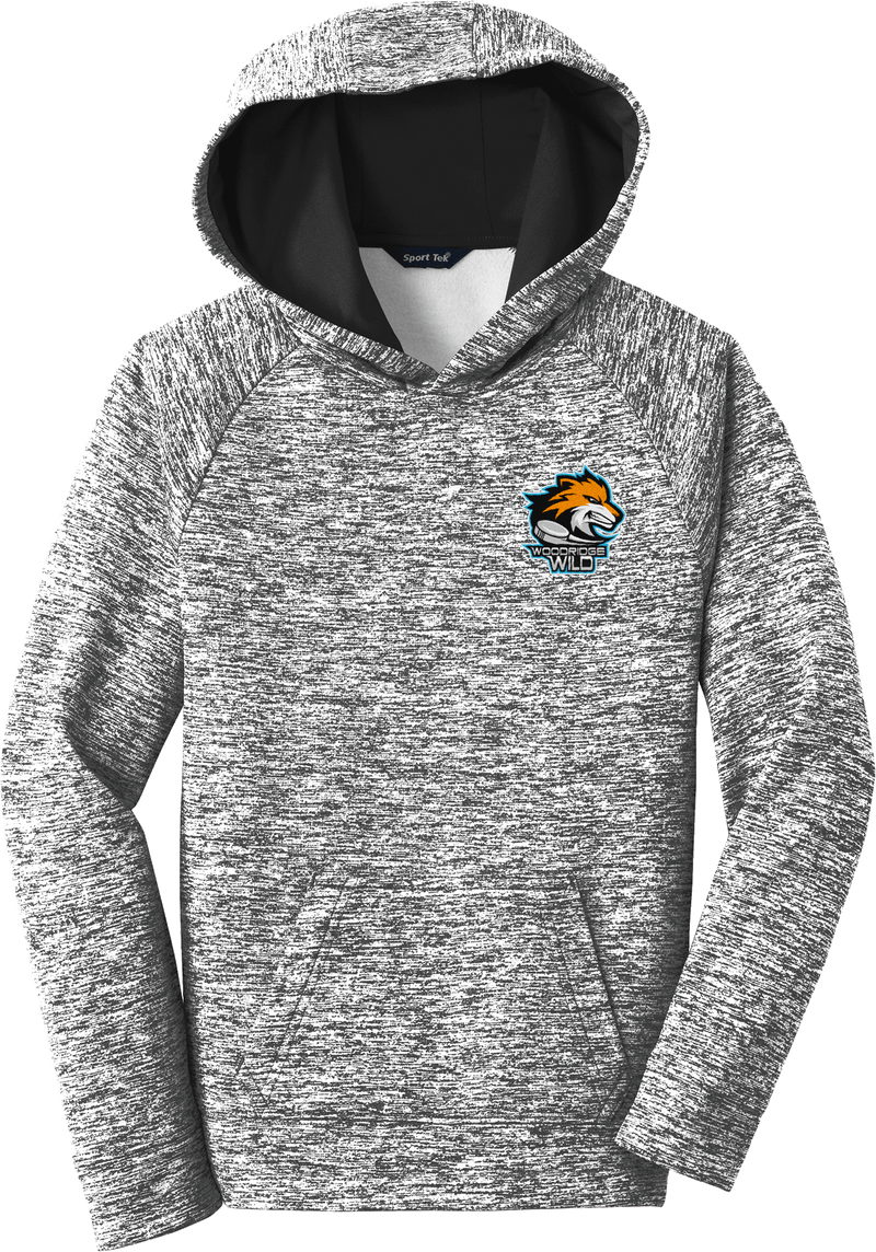 Woodridge Wild Youth PosiCharge Electric Heather Fleece Hooded Pullover