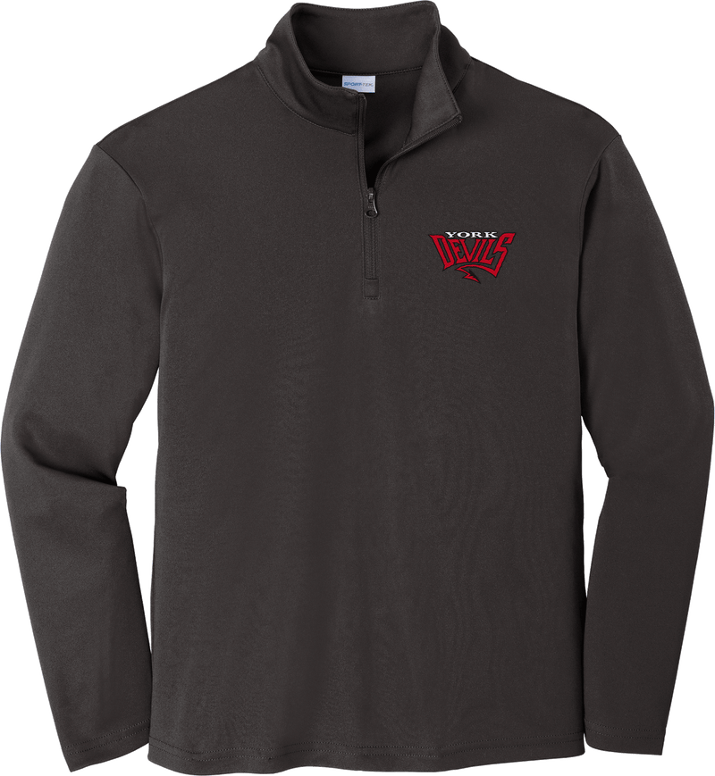 York Devils Youth PosiCharge Competitor 1/4-Zip Pullover