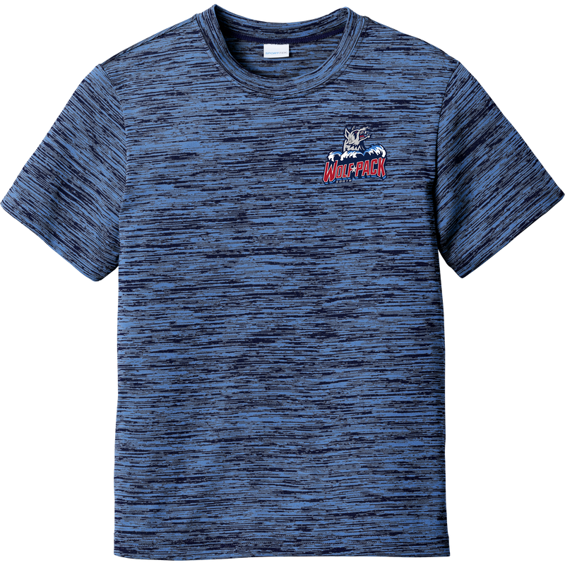 CT Wolfpack South Youth PosiCharge Electric Heather Tee