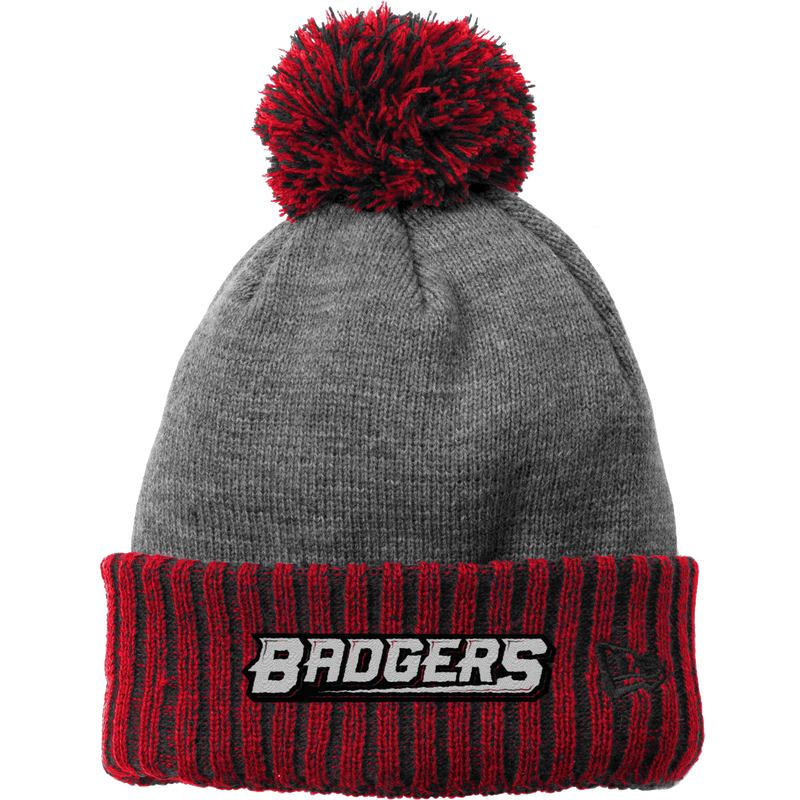 Allegheny Badgers New Era Colorblock Cuffed Beanie