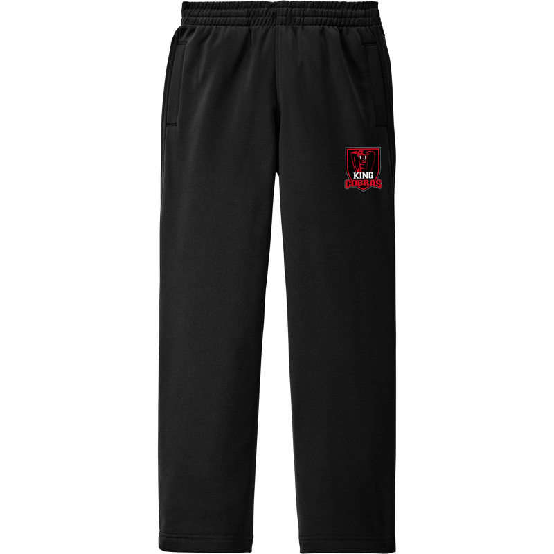 King Cobras Youth Sport-Wick Fleece Pant