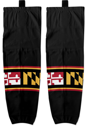 MD Jr Black Bears Sublimated Tech Socks